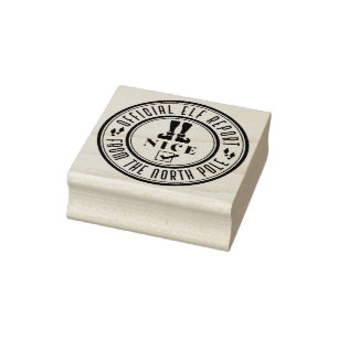 Offizieller Elf-Bericht Nizza Rubber-Briefmarke Gummistempel