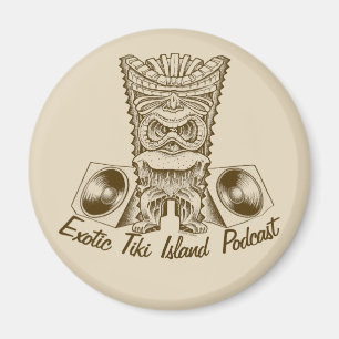 Offizieller exotischer Tiki Magnet