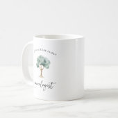 Offizieller Familiengenealoge mit Baum | Stilvoll Kaffeetasse (Vorderseite Links)