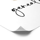 Offizieller Familiengenealoge mit Baum | Stilvoll Poster (Ecke)