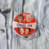 Offizieller Fan-Knopf Obama Button (Beispiel)