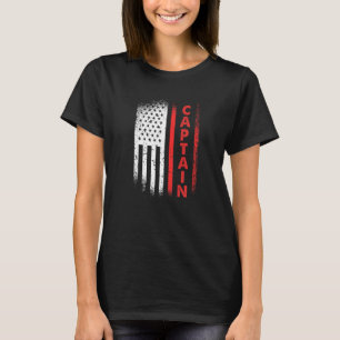 Offizieller Feuerwehrmann der amerikanischen Flagg T-Shirt