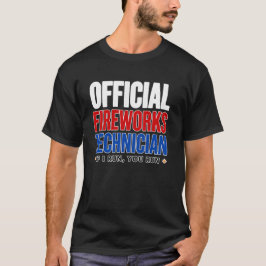 offizieller Feuerwerkstechniker - wenn ich renne,  T-Shirt