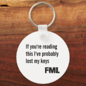 Offizieller FML-Schlüsselanhänger: verlorene Schlü Schlüsselanhänger (Vorderseite)