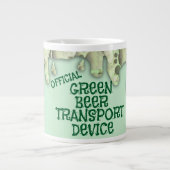 Offizieller Fun Green Beer Transport Device Toon Jumbo-Tasse (Vorderseite)