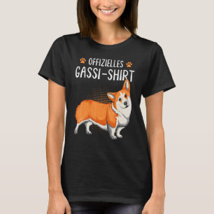 Offizieller Gassi Corgi-Hundehalter weiblich T-Shirt