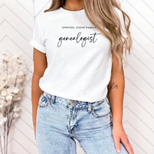 Offizieller Genealoge   Stilvoll T-Shirt