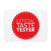 Offizieller Geschmackstester Magnet (Horizontal)