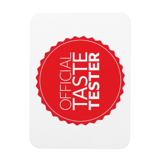 Offizieller Geschmackstester Magnet (Vertikal)
