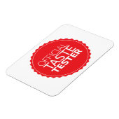 Offizieller Geschmackstester Magnet (Linke Seite)