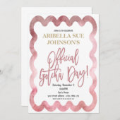 Offizieller Gotcha-Tag Adoption Einladung (Vorne/Hinten)