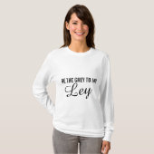 Offizieller grauer langer Hülsen-T - Shirt (Vorne ganz)