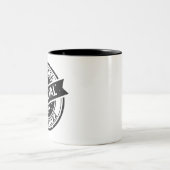 Offizieller Hausbesitzer EST.2022 Kostenvoranschla Zweifarbige Tasse (Mittel)