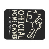 Offizieller Hausbesitzer Est. 2025 - Stolzes erste Magnet (Horizontal)