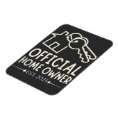 Offizieller Hausbesitzer Est. 2025 - Stolzes erste Magnet (Linke Seite)