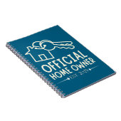 Offizieller Hausbesitzer Est. 2025 - Stolzes erste Notizblock (Rechte Seite)