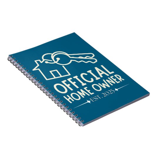 Offizieller Hausbesitzer Est. 2025 - Stolzes erste Notizblock (Rechte Seite)