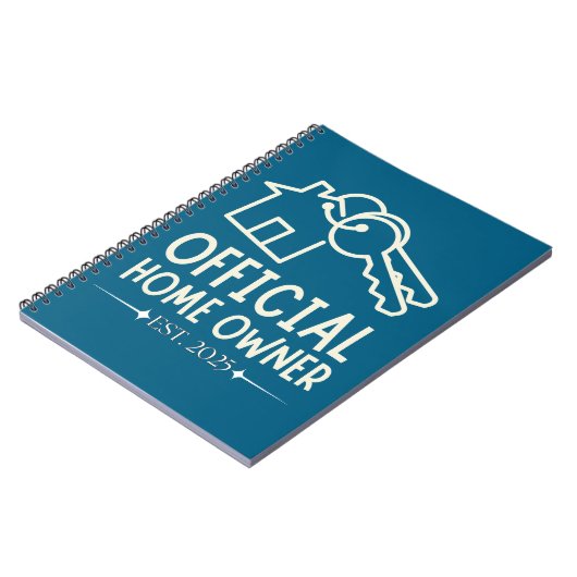 Offizieller Hausbesitzer Est. 2025 - Stolzes erste Notizblock (Linke Seite)