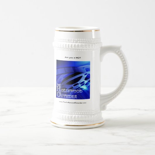 Offizieller Hollywood-Außenseiter Stein Bierglas (Rechts)