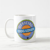 Offizieller Hunde-Liebhaber Kaffeetasse (Links)