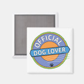 Offizieller Hunde-Liebhaber Magnet (Vorderseite/Rückseite)