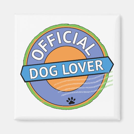 Offizieller Hunde-Liebhaber Magnet (Vorne)
