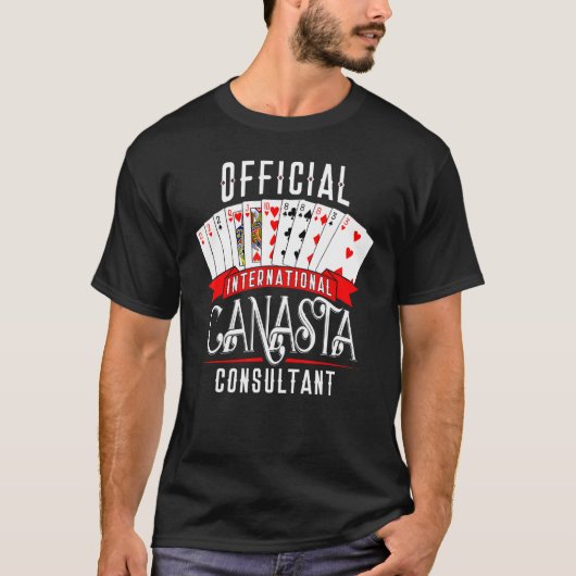 Offizieller internationaler Canasta-Berater T-Shirt (Vorderseite)