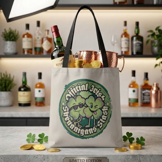 Offizieller Irischer Unfug-Aufbewahrungs-Retro-Tas Tasche