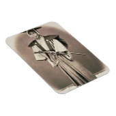 Offizieller japanischer Hof oder Samurai, c.1870s  Magnet (Rechte Seite)