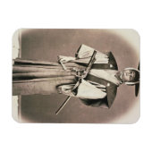 Offizieller japanischer Hof oder Samurai, c.1870s  Magnet (Horizontal)