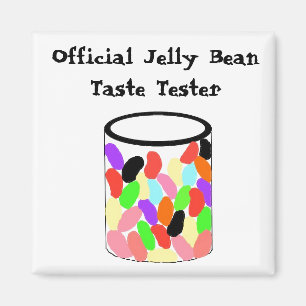 Offizieller Jelly Bean Geschmackstester Magnet