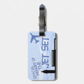 Offizieller Jet-Set-Mitgliedsreise-Umbau Gepäckanhänger (Rückseite vertikal)