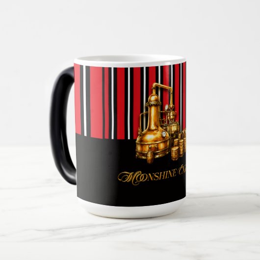 Offizieller Kaffeebecher des Moonshine Express für Verwandlungstasse (Vorderseite Links)