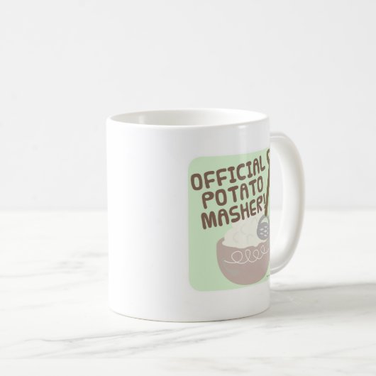 Offizieller Kartoffel-Stampfer Kaffeetasse (VorderseiteRechts)