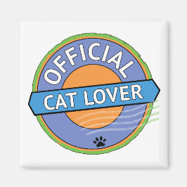 Offizieller Katzenliebhaber Magnet