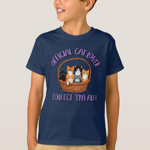 Offizieller Katzenliebhaber – Sammle Sie Alle T-Shirt