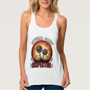 Offizieller Kaugummi-Inspektor Vintage-Halloween-S Tank Top