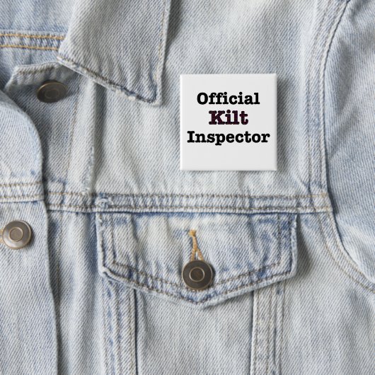 Offizieller Kilt-Inspektor Button (Beispiel)