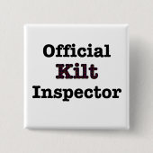 Offizieller Kilt-Inspektor Button (Vorderseite)