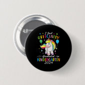 Offizieller Kindergarten Abschluss 2024 Button (Vorne & Hinten)