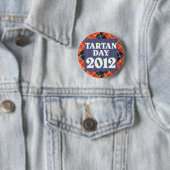 Offizieller Knopf des Tartan-Tag2012 Button (Beispiel)