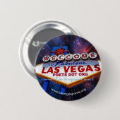 Offizieller Las- Vegasdichter-Organisations-Knopf Button (Vorne & Hinten)