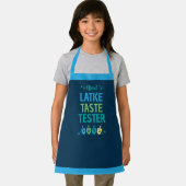 Offizieller Latke-Geschmackstester-Kinder-Hanukkah Schürze (Insitu)