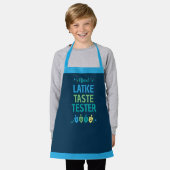 Offizieller Latke-Geschmackstester-Kinder-Hanukkah Schürze (Getragen)