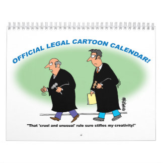 OFFIZIELLER LEGALER CARTOON-KALENDER KALENDER