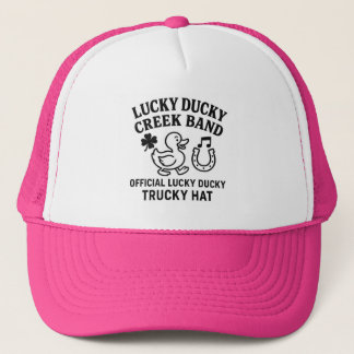 Offizieller Lucky Ducky Trucky Hut - Pink Komplett Truckerkappe