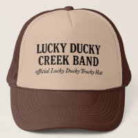 Offizieller Lucky Ducky Trucky Hut-Worte nur