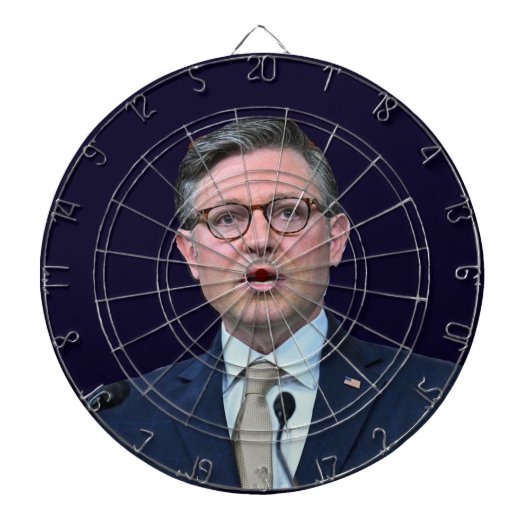 Offizieller Mike Johnson Dartscheibe (vorne)