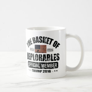 Offizieller Mitgliedskorb von Deplorables Kaffeetasse