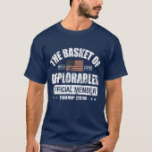 Offizieller Mitgliedskorb von Deplorables T-Shirt (Vorderseite)